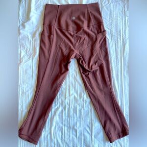 Athleta Salutation Stash Pocket II Capri, Volcanic Violet size XS